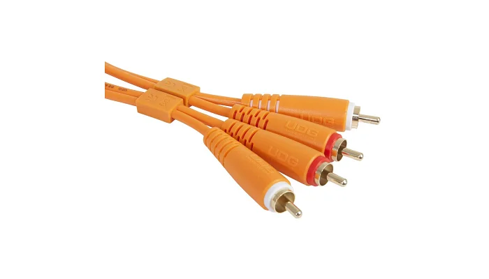 Межблочный кабель 2 x RCA папа - 2 x RCA папа UDG Set RCA - RCA Orange 3m (U97003OR), фото № 3