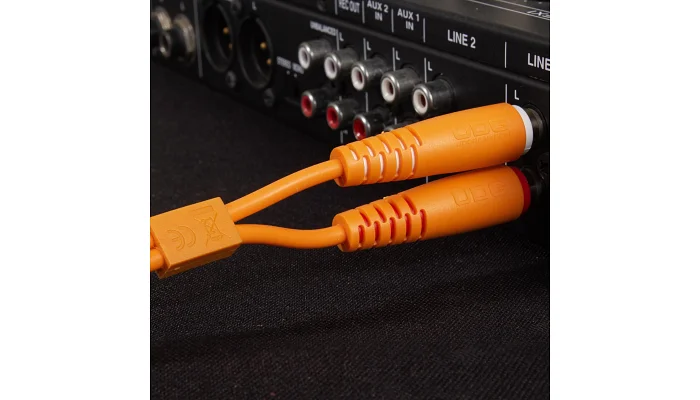 Межблочный кабель 2 x RCA папа - 2 x RCA папа UDG Set RCA - RCA Orange 3m (U97003OR), фото № 5