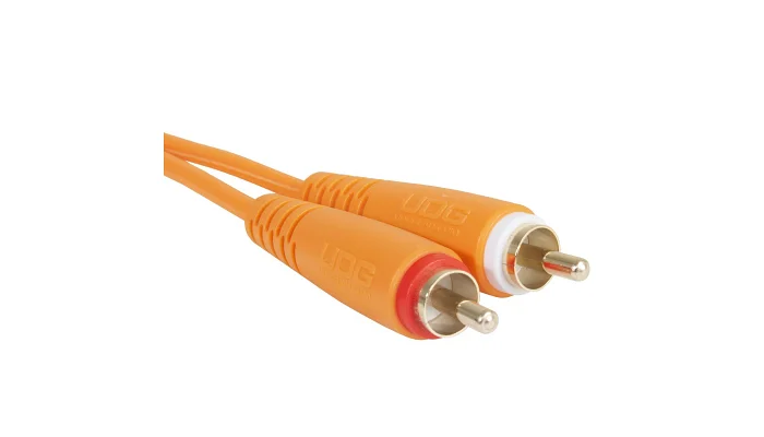 Межблочный кабель 2 x RCA папа - 2 x RCA папа UDG Set RCA - RCA Orange 3m (U97003OR), фото № 4