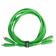 Міжблочний кабель 2 x RCA тато - 2 x RCA тато UDG Set RCA - RCA Green 3m (U97003GR)