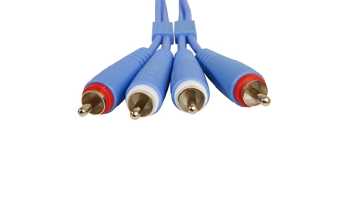 Межблочный кабель 2 x RCA папа - 2 x RCA папа UDG Set RCA - RCA Blue 1.5m (U97001LB), фото № 3