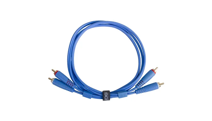 Межблочный кабель 2 x RCA папа - 2 x RCA папа UDG Set RCA - RCA Blue 1.5m (U97001LB), фото № 1