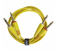 Міжблочний кабель 2 х Jack 6.3 мм моно тато - 2 х Jack 6.3 мм моно тато UDG Set Jack-Jack Yellow 3m (U97004YL)