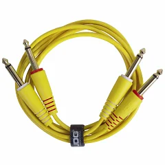 Межблочный кабель 2 х Jack 6.3 мм моно папа - 2 х Jack 6.3 мм моно папа UDG Set Jack-Jack Yellow 1.5m (U97002YL)