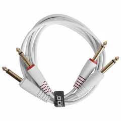 Межблочный кабель 2 х Jack 6.3 мм моно папа - 2 х Jack 6.3 мм моно папа UDG Set Jack-Jack White 3m (U97004WH)