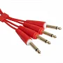 Міжблочний кабель 2 х Jack 6.3 мм моно тато - 2 х Jack 6.3 мм моно тато UDG Set Jack-Jack Red 3m (U97004RD)