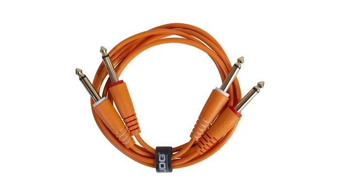 Міжблочний кабель 2 х Jack 6.3 мм моно тато - 2 х Jack 6.3 мм моно тато UDG Set Jack-Jack Orange 1.5m (U97002OR), фото № 1
