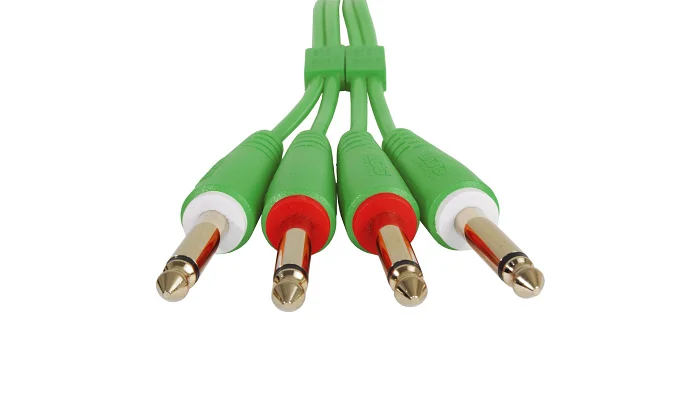 Міжблочний кабель 2 х Jack 6.3 мм моно тато - 2 х Jack 6.3 мм моно тато UDG Set Jack-Jack Green 3m (U97004GR), фото № 4