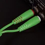 Міжблочний кабель 2 х Jack 6.3 мм моно тато - 2 х Jack 6.3 мм моно тато UDG Set Jack-Jack 1.5m Green (U97002GR)