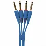 Межблочный кабель 2 х Jack 6.3 мм моно папа - 2 х Jack 6.3 мм моно папа UDG Set Jack-Jack Blue 3m (U97004LB)