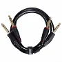Міжблочний кабель 2 х Jack 6.3 мм моно тато - 2 х Jack 6.3 мм моно тато UDG Set Jack-Jack Black 1.5m (U97002BL)