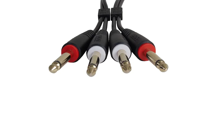 Міжблочний кабель 2 х Jack 6.3 мм моно тато - 2 х Jack 6.3 мм моно тато UDG Set Jack-Jack Black 1.5m (U97002BL), фото № 4