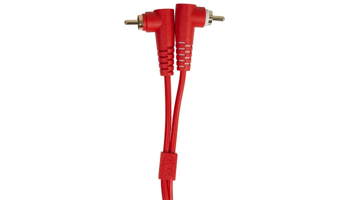 Межблочный кабель 2 x RCA папа - 2 x RCA папа UDG Set RCA Straight-RCA Angled Red 3m (U97005RD), фото № 4