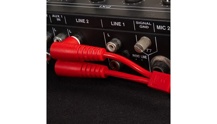 Межблочный кабель 2 x RCA папа - 2 x RCA папа UDG Set RCA Straight-RCA Angled Red 3m (U97005RD), фото № 6