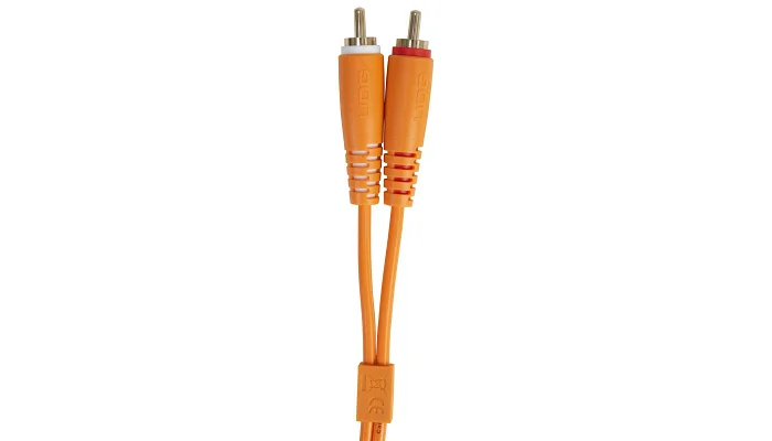 Межблочный кабель 2 x RCA папа - 2 x RCA папа UDG Set RCA Straight-RCA Angled Orange 3m (U97005OR), фото № 3