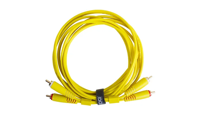 Межблочный кабель 2 x RCA папа - 2 x RCA папа UDG Set RCA - RCA Yellow 3m (U97003YL), фото № 1