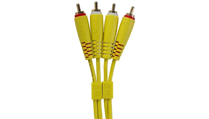 Межблочный кабель 2 x RCA папа - 2 x RCA папа UDG Set RCA - RCA Yellow 1.5m (U97001YL), фото № 2