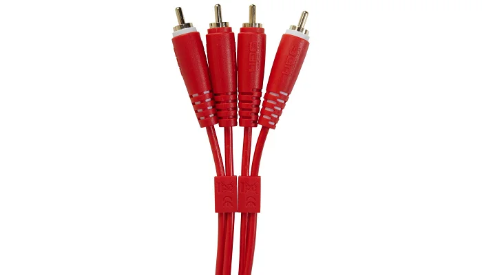 Міжблочний кабель 2 х RCA тато - 2 х RCA тато UDG Set RCA - RCA Red 1.5m (U97001RD), фото № 3