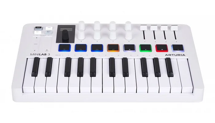 MIDI-клавіатура Arturia MiniLab 3 White, фото № 3