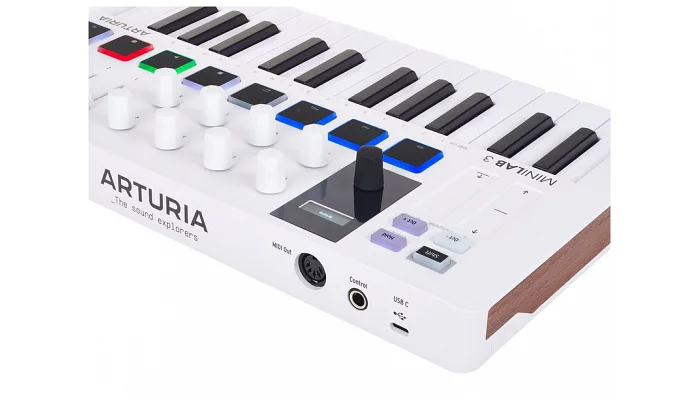 MIDI-клавіатура Arturia MiniLab 3 White, фото № 10