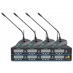 Радиосистема с четырьмя конференц-микрофонами Emiter-S TA-708C