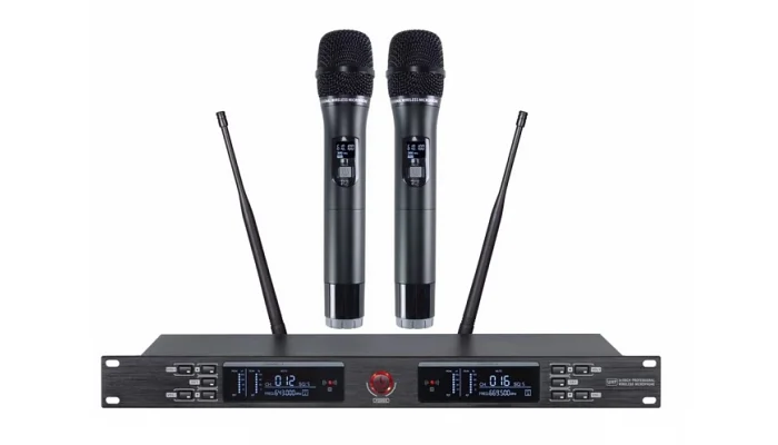 Радиосистема с двумя ручными микрофонами Emiter-S TA-7802