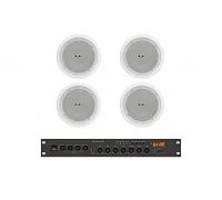 Комплект звука DV audio LA804C8 для помещений до 80 м²