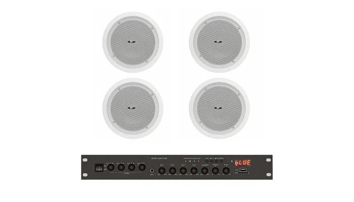Комплект звуку DV audio LA804C8 для приміщень до 80 м², фото № 1