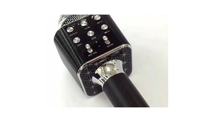 Беспроводной блютуз караоке микрофон TMG ORIGINAL WS-1688 (black), фото № 4
