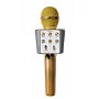 Беспроводной блютуз караоке микрофон TMG ORIGINAL WS-1688 (gold)