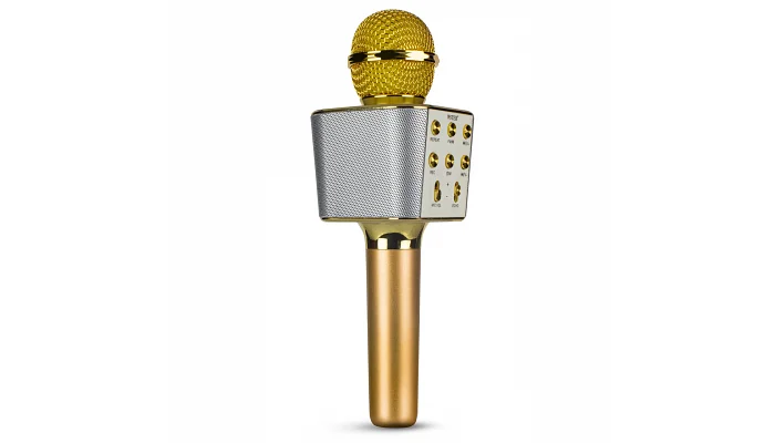 Беспроводной блютуз караоке микрофон TMG ORIGINAL WS-1688 (gold), фото № 2