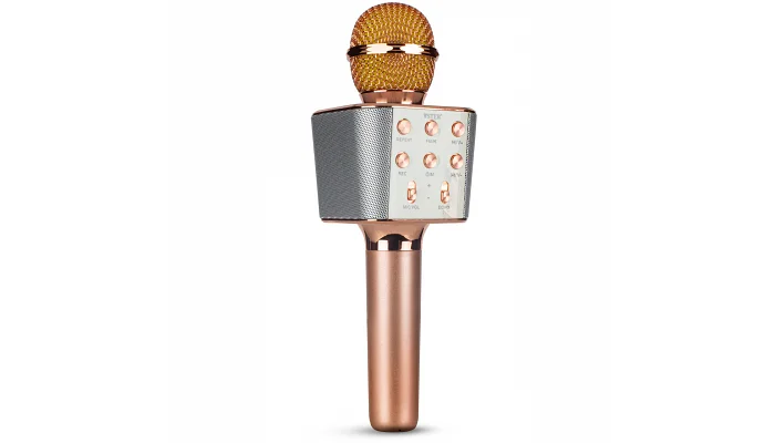 Беспроводной блютуз караоке микрофон TMG ORIGINAL WS-1688 (rose gold), фото № 2