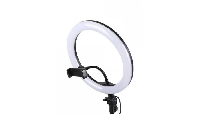 Кольцевая LED лампа на штативе EMCORE ZD666 (26 см, white), фото № 5