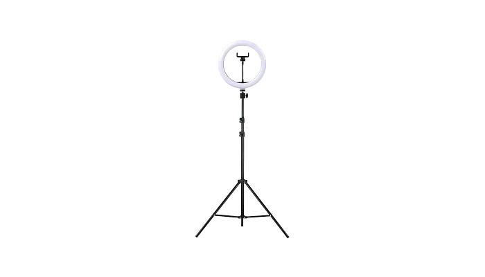 Кольцевая LED лампа на штативе EMCORE ZD666 (26 см, white), фото № 1