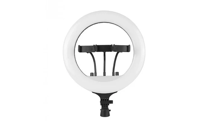 Кольцевая LED лампа на штативе EMCORE RL14 (36 см, white), фото № 5