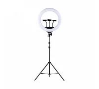 Кільцева RGB LED лампа на штативі EMCORE MJ45 (45 см)