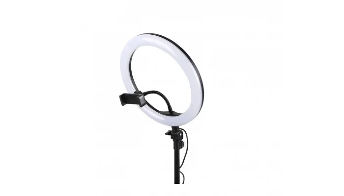 Кольцевая LED лампа на штативе EMCORE Ring fill light QX300 (30 см, white), фото № 3