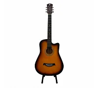 Акустична тревел гітара Alfabeto Traveler (3 Tone Sunburst) + чохол