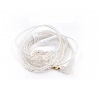 Змінний кабель для навушників із мікрофоном KZ Standard SILVER Cable MIC