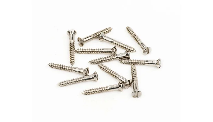 Набір гвинтів для бриджів FENDER PURE VINTAGE SLOTTED TELECASTER BRIDGE-STRAP BUTTON MOUNTING SCREWS