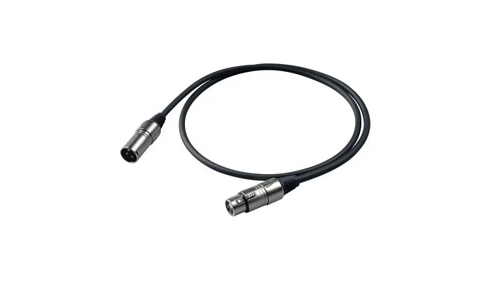 Микрофонный кабель XLR мама – XLR папа PROEL BULK250LU1