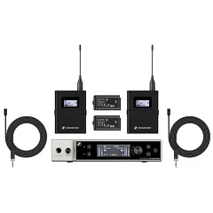 Радіосистема з двома петличними мікрофонами SENNHEISER EW-DX MKE 2 SET (Q1-9)