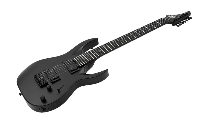 Електрогітара S By Solar TYPE AB AB4.7C-E 7 STRING CARBON BLACK MATTE, фото № 2