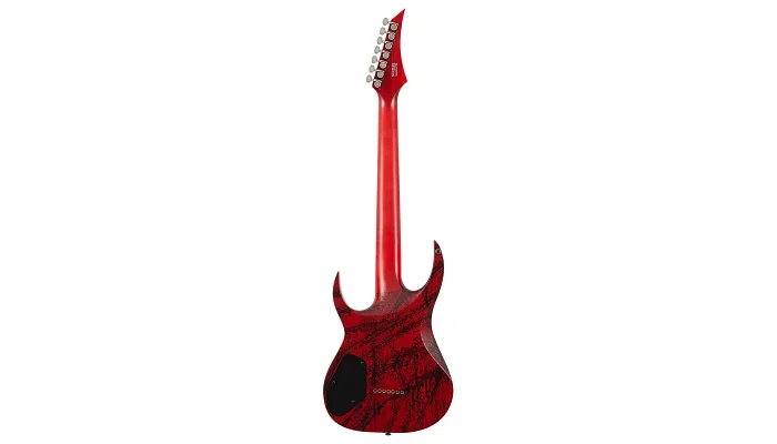 Електрогітара Solar Guitars A2.7CANIBALISMO+ BLOOD RED OPEN PORE W/BLOOD SPLATTER, фото № 2