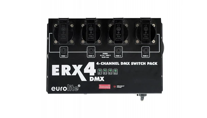 Диммерный контроллер EUROLITE ERX-4 DMX Switch Pack, фото № 1