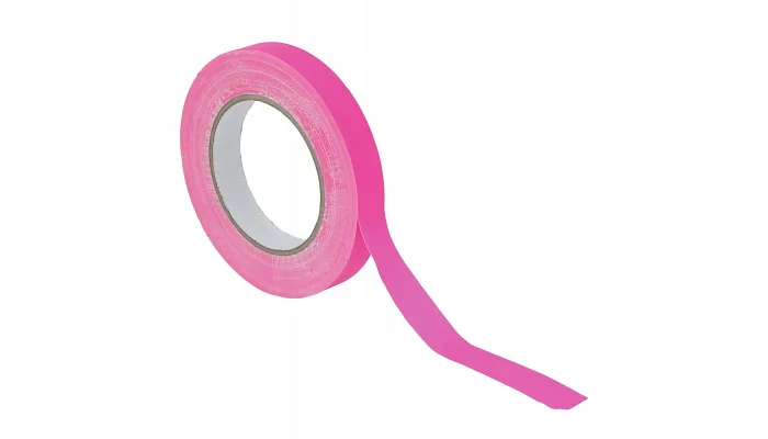 Маркировочная лента EUROLITE Gaffa Tape 19 мм x 25 м neon-pink UV-active, фото № 1