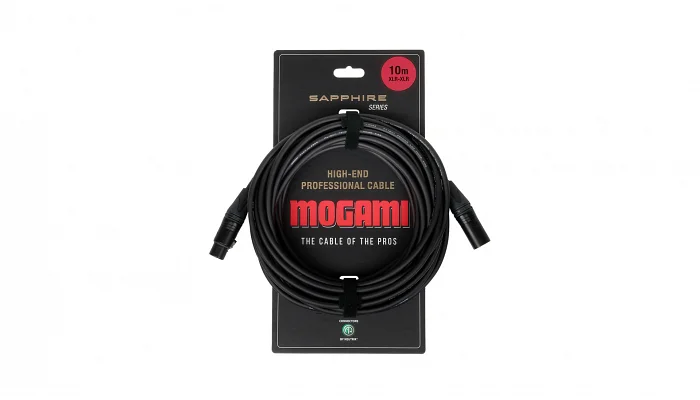 Микрофонный кабель XLR мама - XLR папа Mogami XLR-XLR/10m, фото № 1
