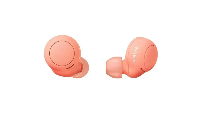 Бездротові вакуумні TWS навушники Sony WF-C500 True Wireless IPX4 Orange, фото № 2