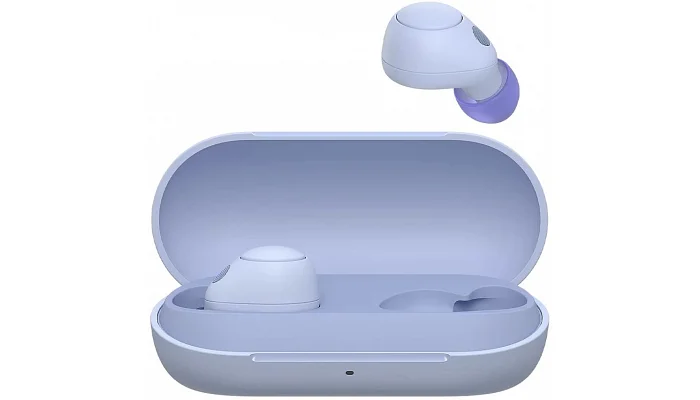 Бездротові вакуумні TWS навушники  Sony WF-C700N BT 5.2, ANC, IPX4, SBC, AAC, фіолетовий, фото № 1