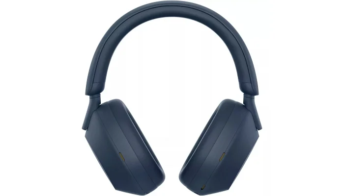 Беспроводные наушники Sony WH-1000XM5 BT 5.2, ANC, Hi-Res, AAC, LDAC, Wireless, Mic, синий, фото № 3